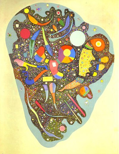 Kleurrijk Ensemble door Wassily Kandinsky